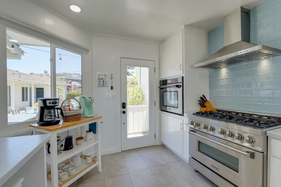 The kitchen at Blue Sea Villa is stocked with everything you need to prepare a meal at home! Have a specific request? Please ask!