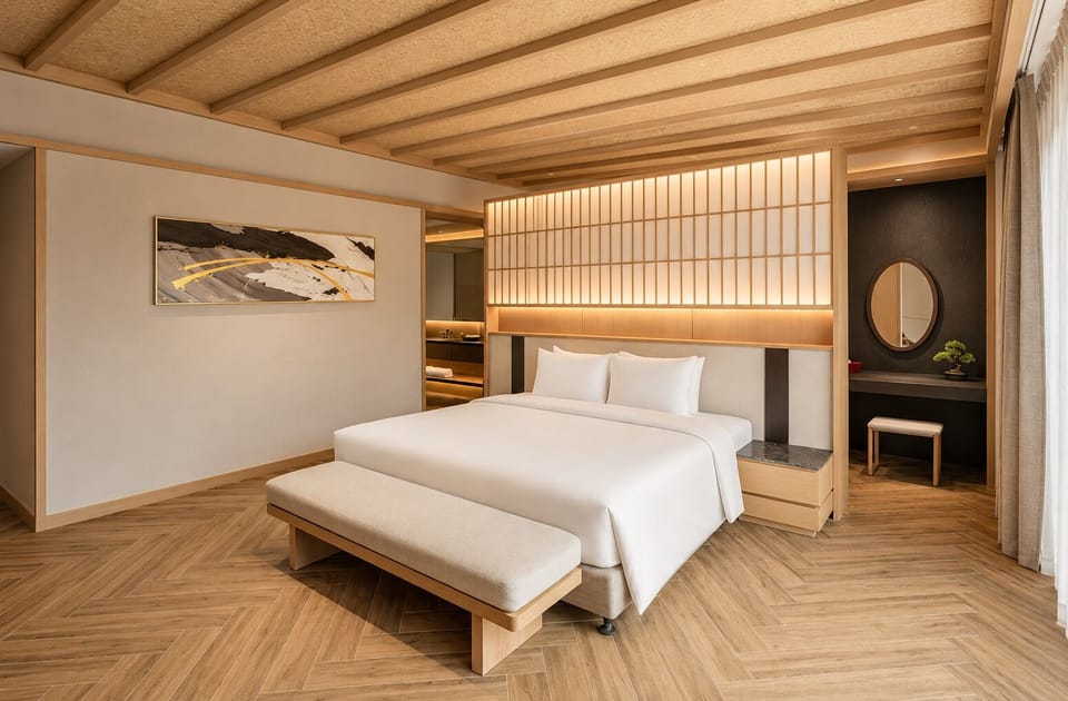 Minibar (free items), in-room safe, desk, soundproofing