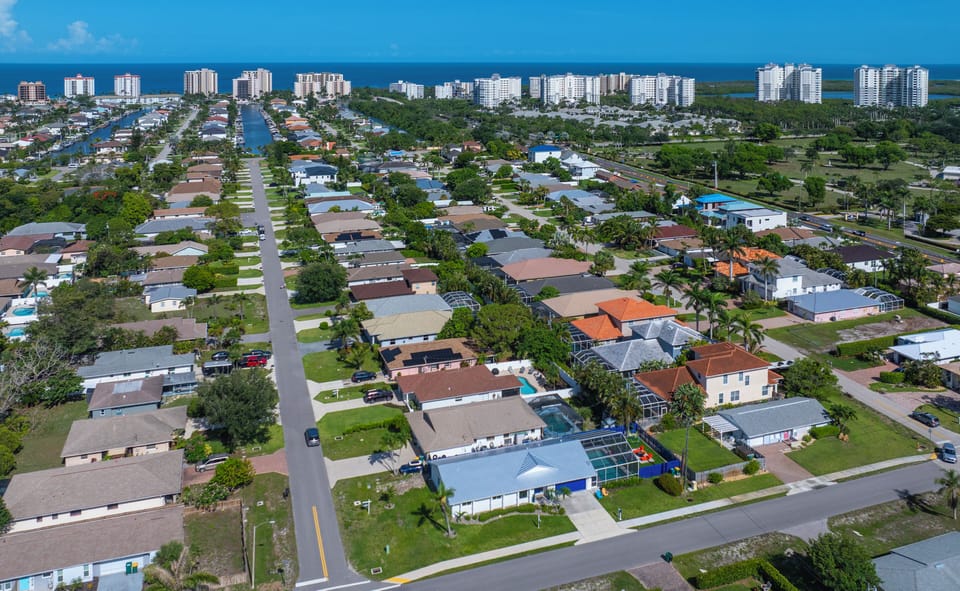 North Naples Neighborhood - North Naples - Aerial view