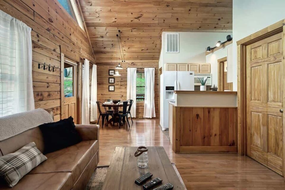 Bright wood accents and modern charm create the perfect space for relaxation and fun!