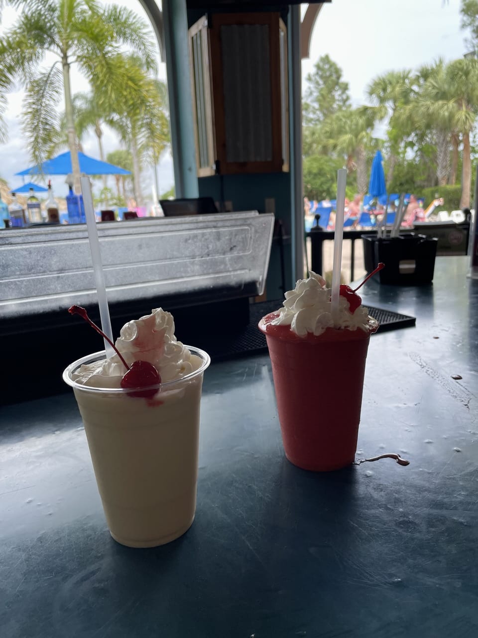 Yummy drinks - with or without alcohol. Bar staff are terrific! Great prices too