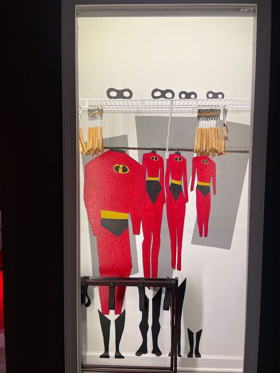 There's plenty of space for your Superhero costumes;) 