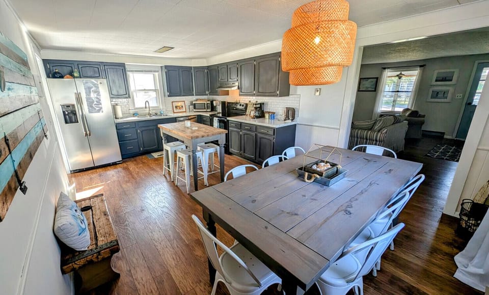 The large kitchen area is great for the whole family!