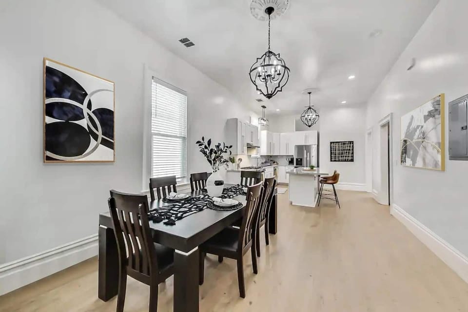 Main house open concept dining/kitchen