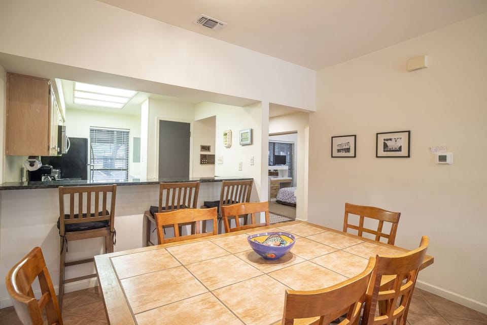 Dining and Bar Seating.