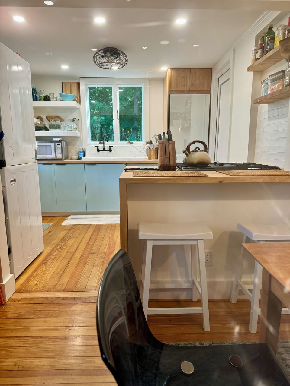 Remodeled kitchen