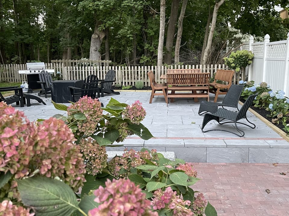 Private backyard 