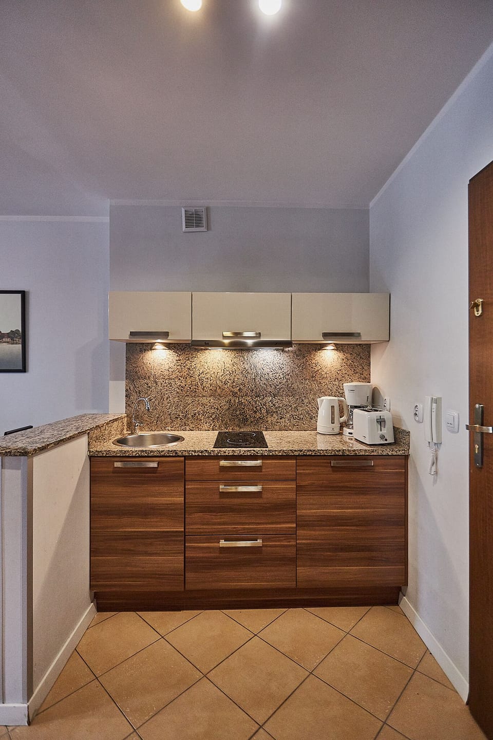 Standard Apartment | Private kitchen | Fridge, coffee/tea maker, electric kettle, toaster