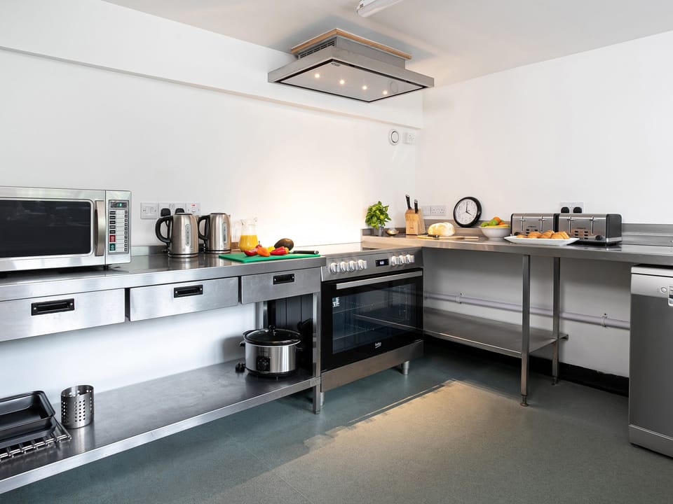 Fridge, microwave, dishwasher, electric kettle