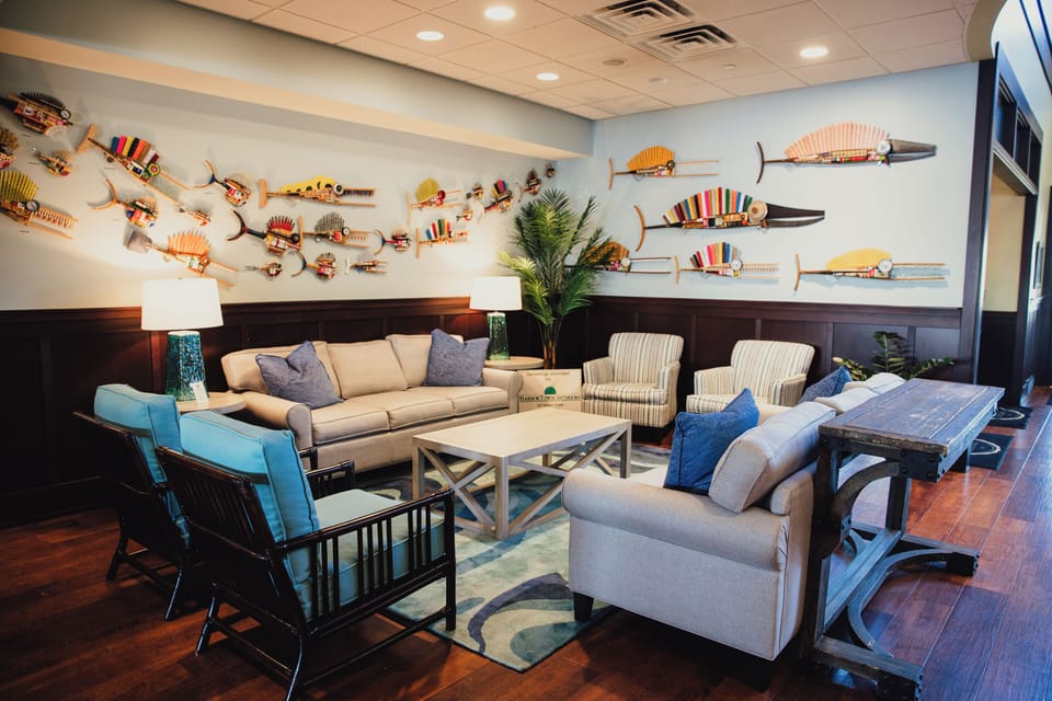 Lobby sitting area