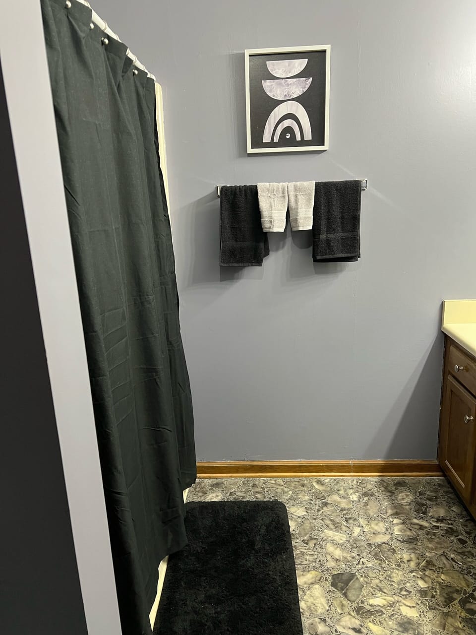 Hallway bathroom 
