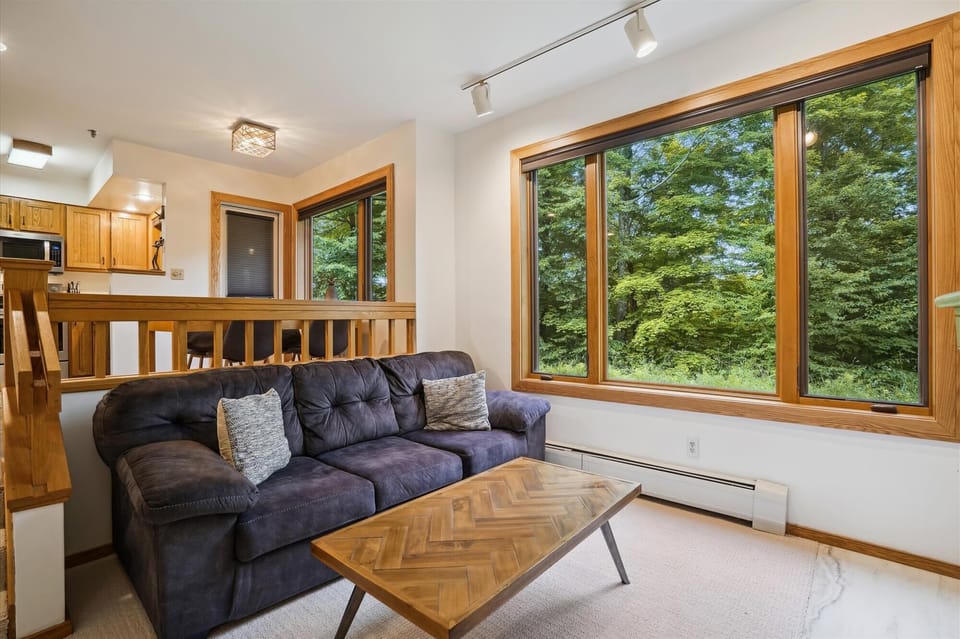 Sit down and enjoy nature through the window.