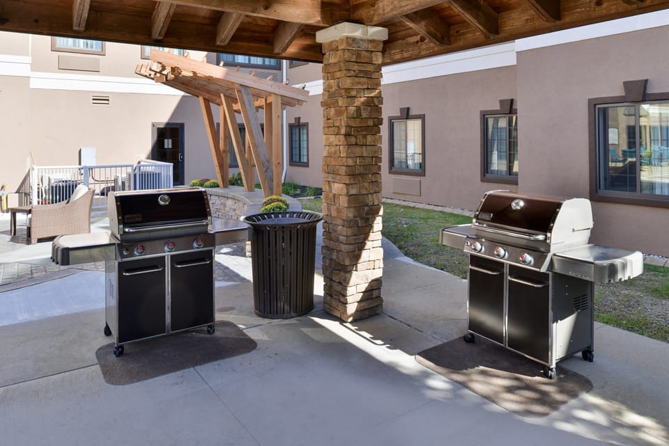 Shared BBQ area.