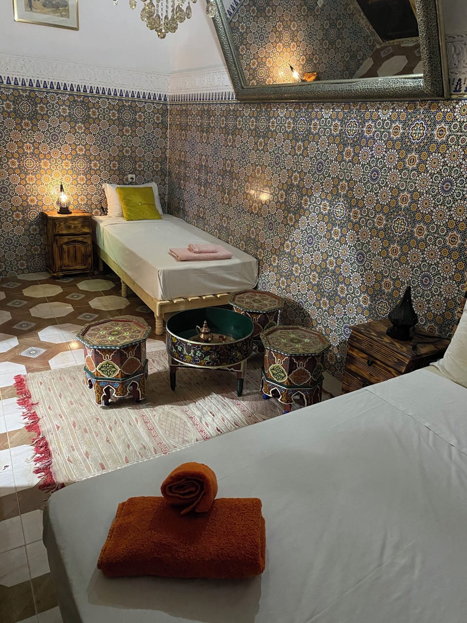 Comfort Double Room | Bathroom | Hair dryer (on request), towels, toilet paper