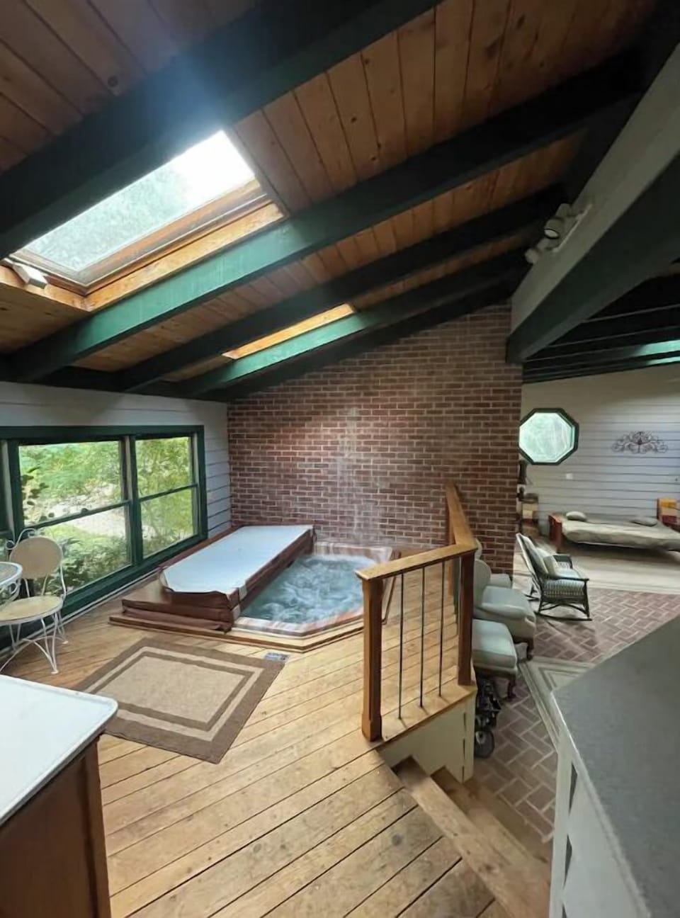 Private indoor spa---Enjoy year-round relaxation