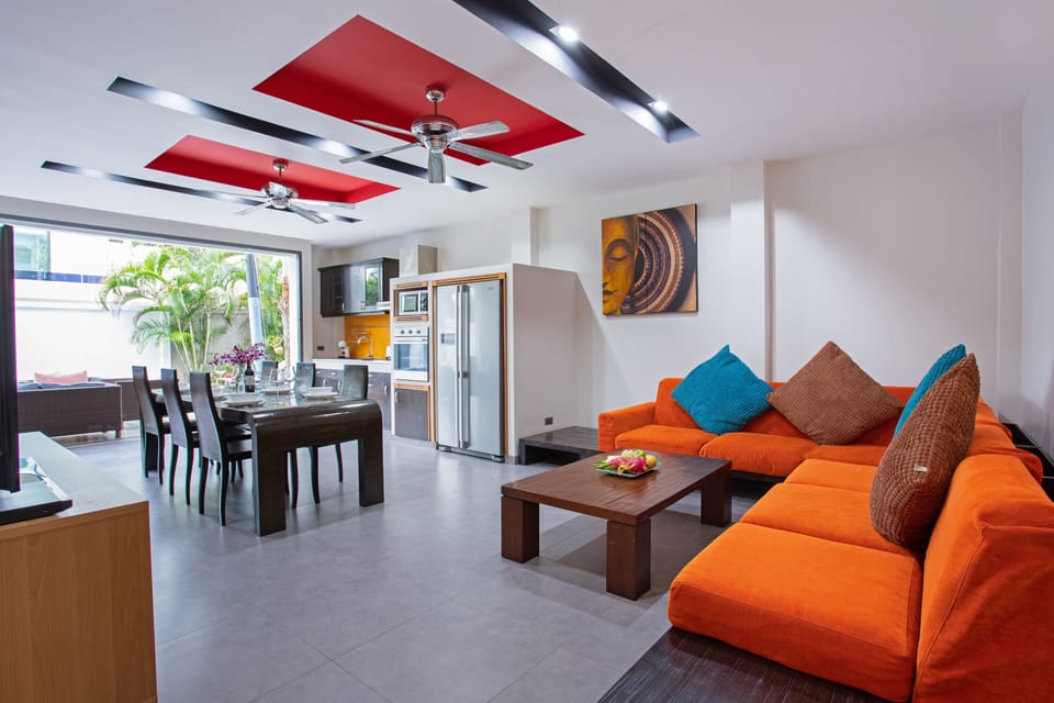 Luxury Villa | Living area | LED TV