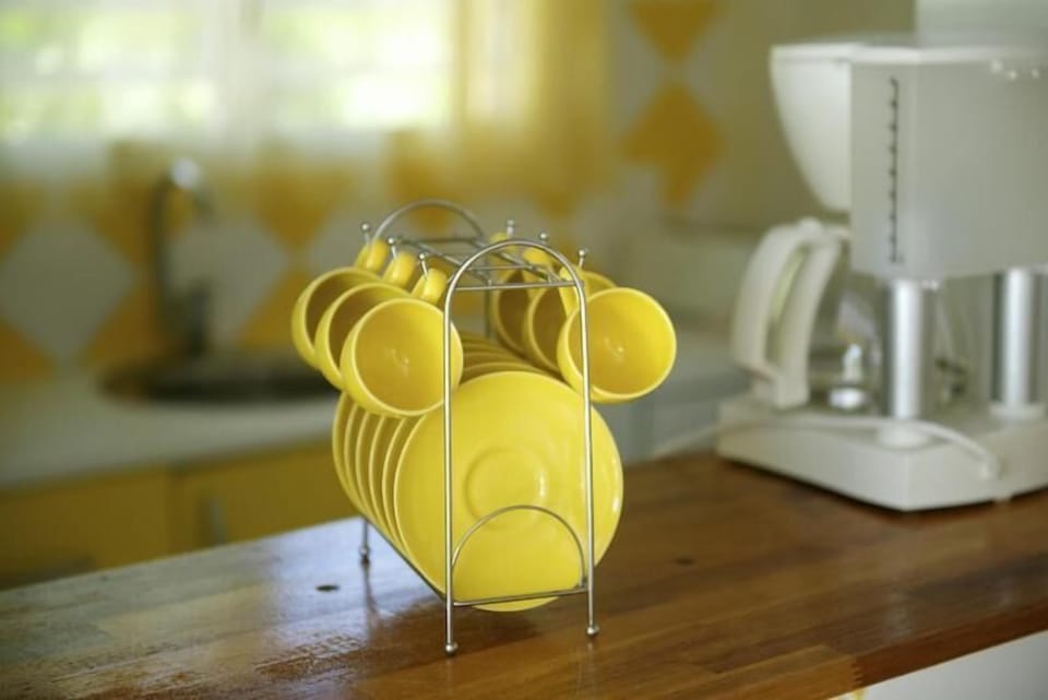 Villa | Private kitchen | Cookware/dishes/utensils, dining tables