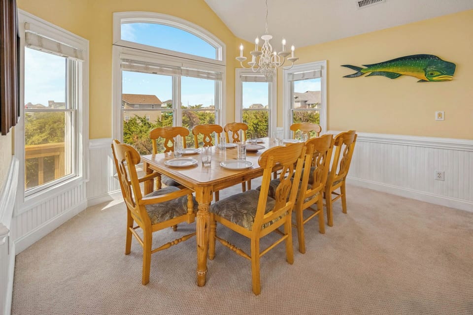 Surf or Sound Realty - 1039 - Island Stylin - Dining Area -2
