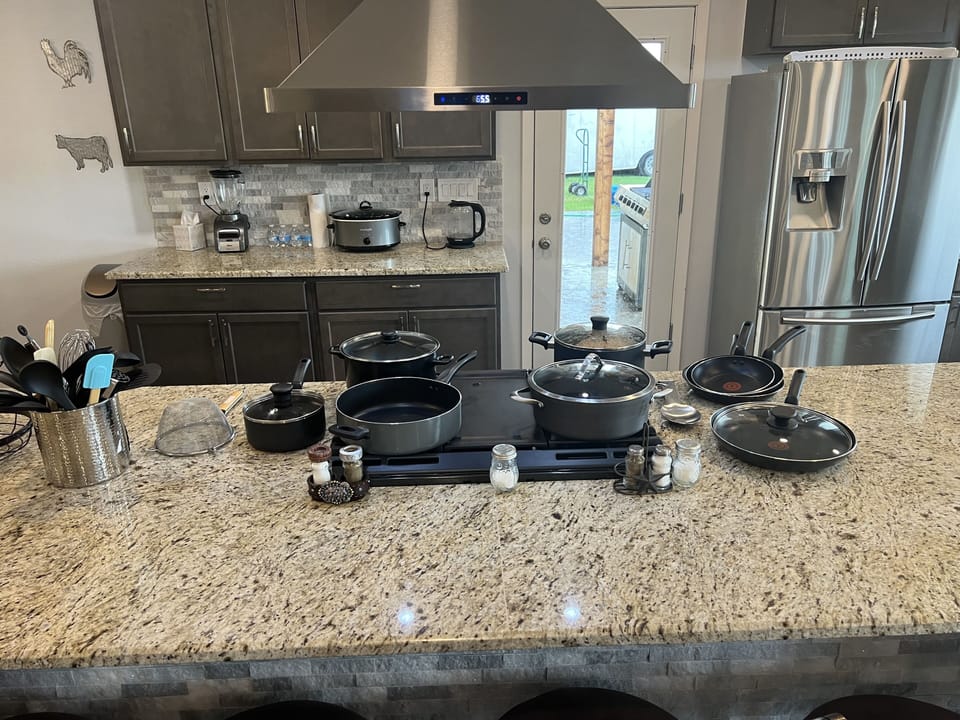 Fully equipped kitchen! 