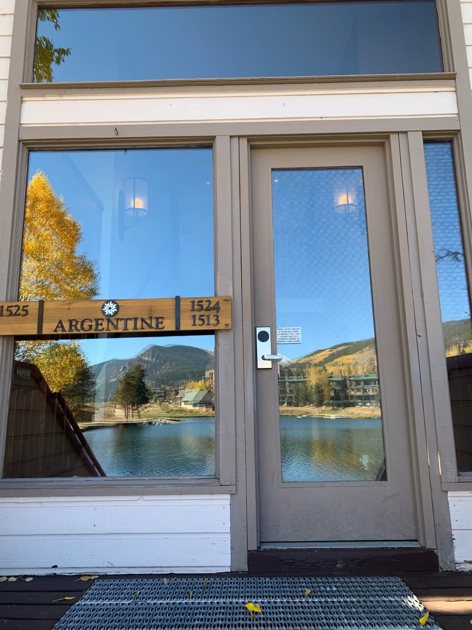 Front door to our lobby