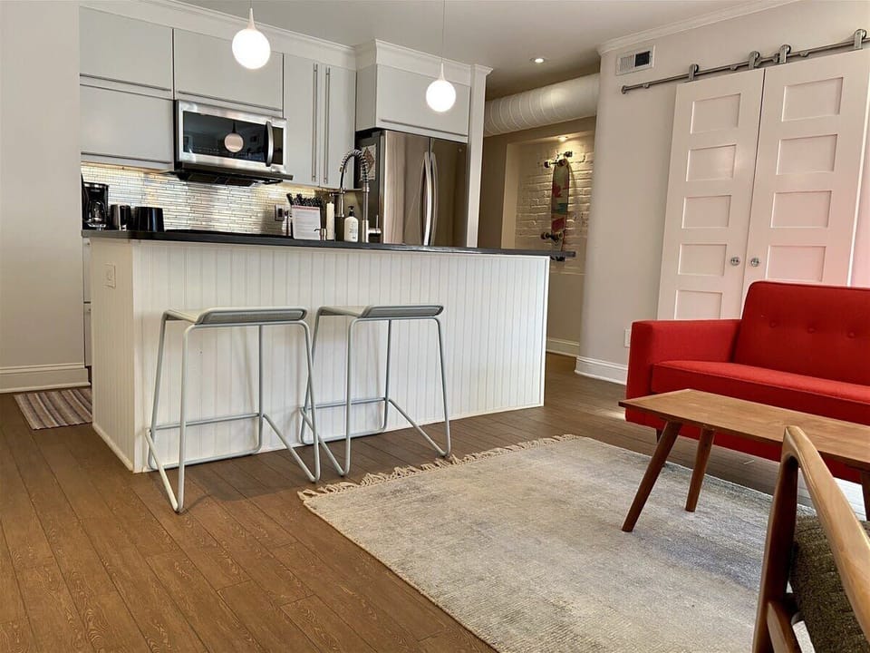 Open concept floor plan