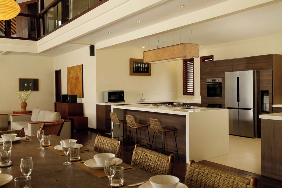 7 Bedroom Pool Villa | Private kitchen | Fridge, microwave, oven, stovetop