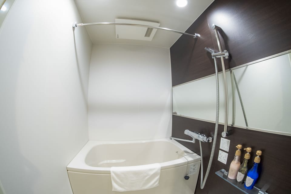 Deluxe Apartment | Bathroom | Combined shower/tub, free toiletries, hair dryer, bidet