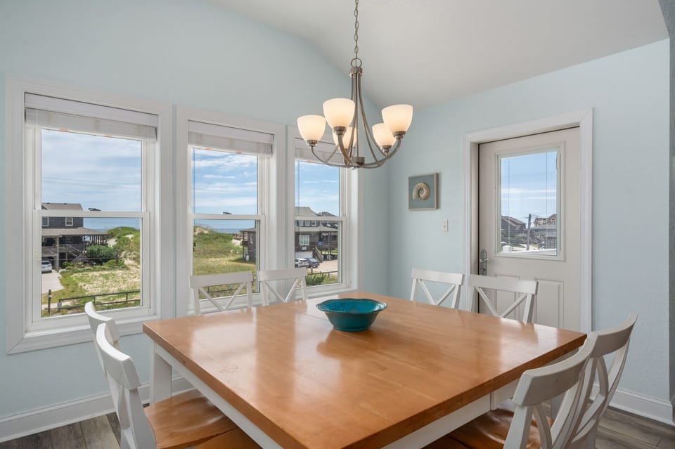 NH380: Pelican View | TL Dining Area, Seating for 8, Ocean views