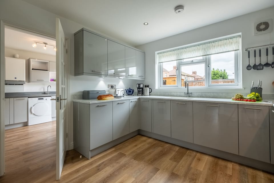 Ground floor: Everything you could need in the spacious kitchen