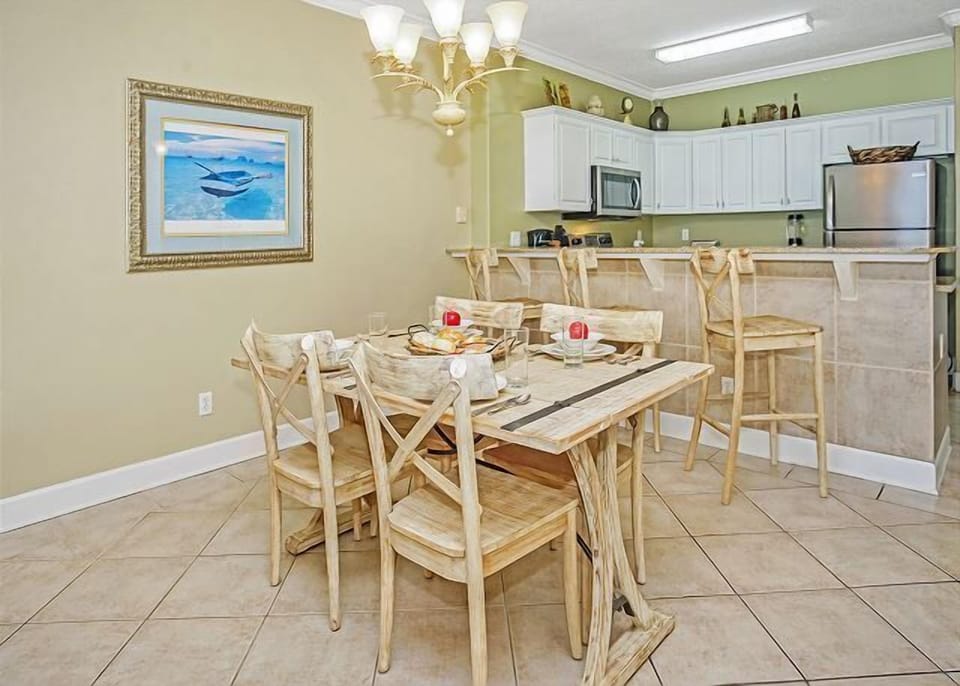 Dining table.