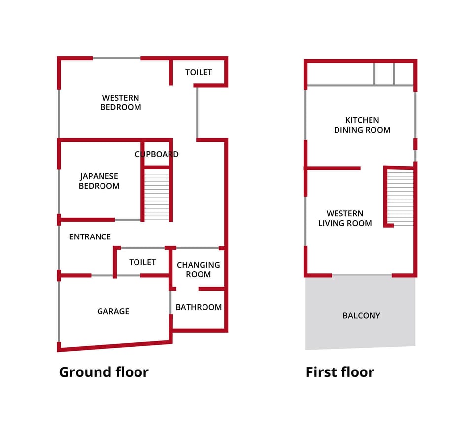 Rent Kurodani house in Kyoto  - Property floor plan