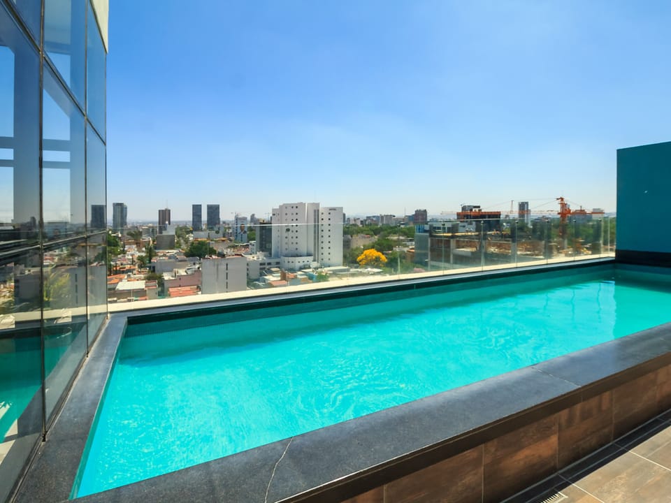 Rooftop pool