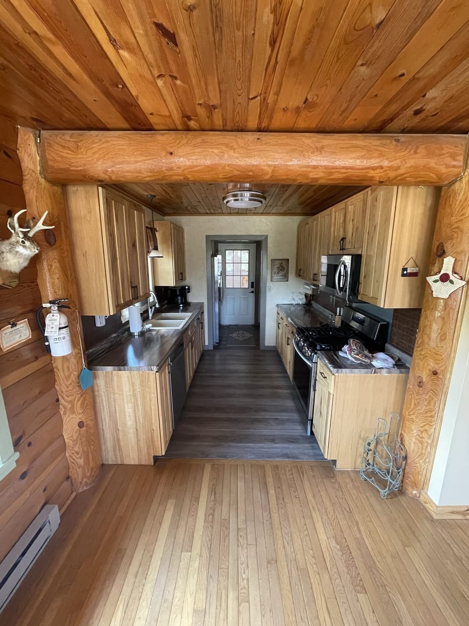 Kitchen from the dining area