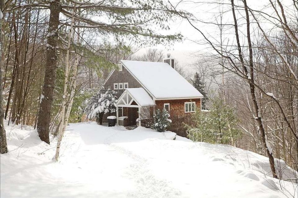 Winter View of Pet Friendly Private Home in Waterville Estates