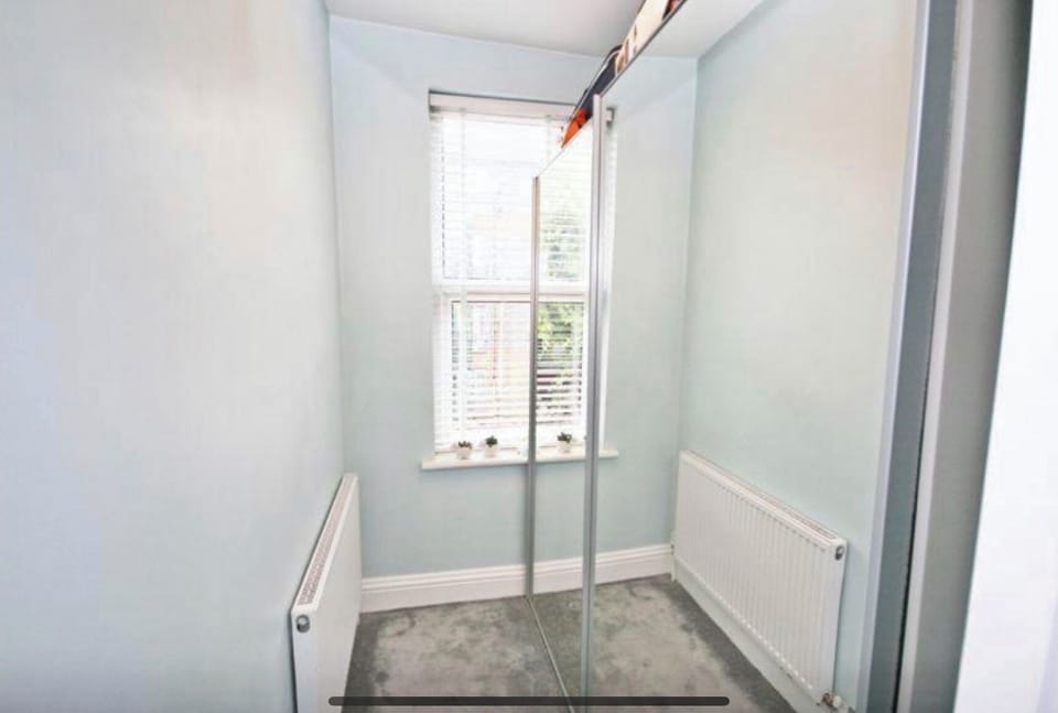 Large walk-in mirrored wardrobe 