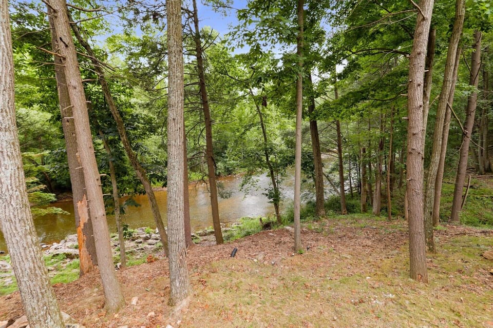 Creek view from cabins 