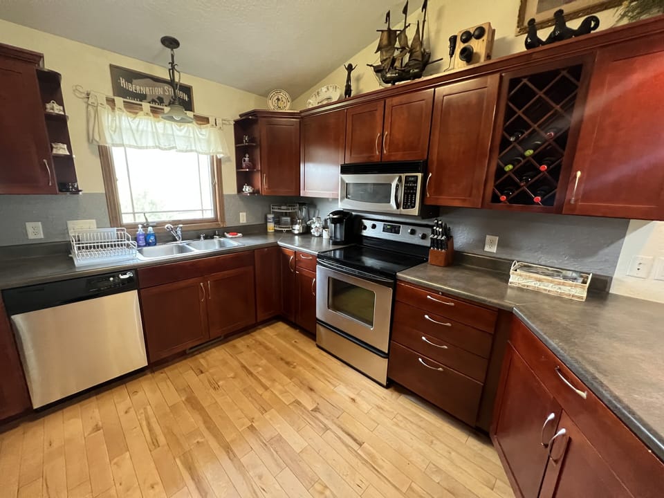Upstairs kitchen