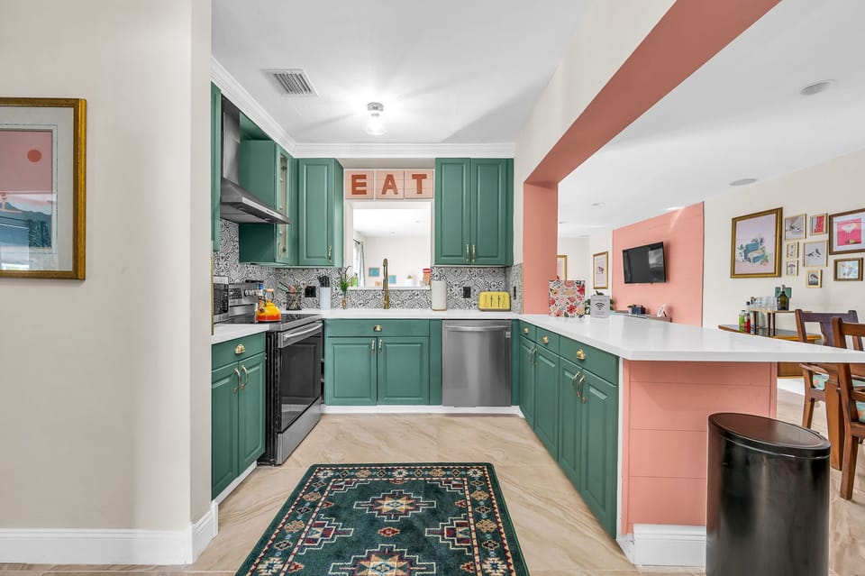 Remodeled kitchen