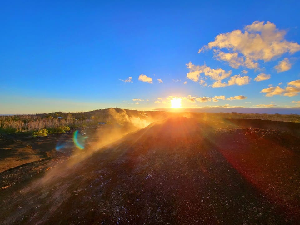 Sunrise from Fissure 8