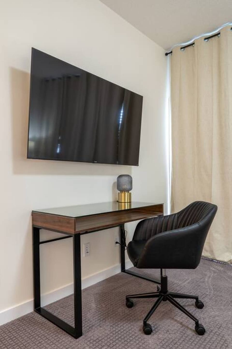 One of two office areas. This is located in room number two. 