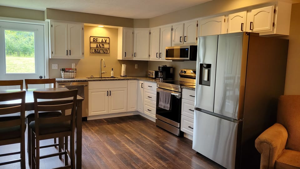 kitchen with dining table