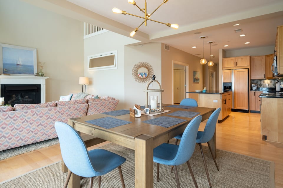 Open dining area