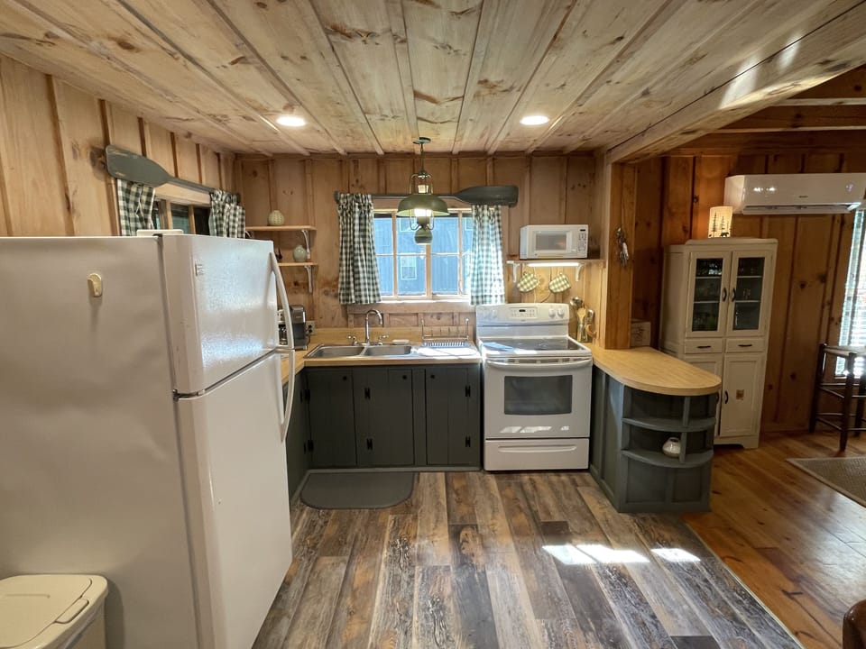 View of the kitchen 