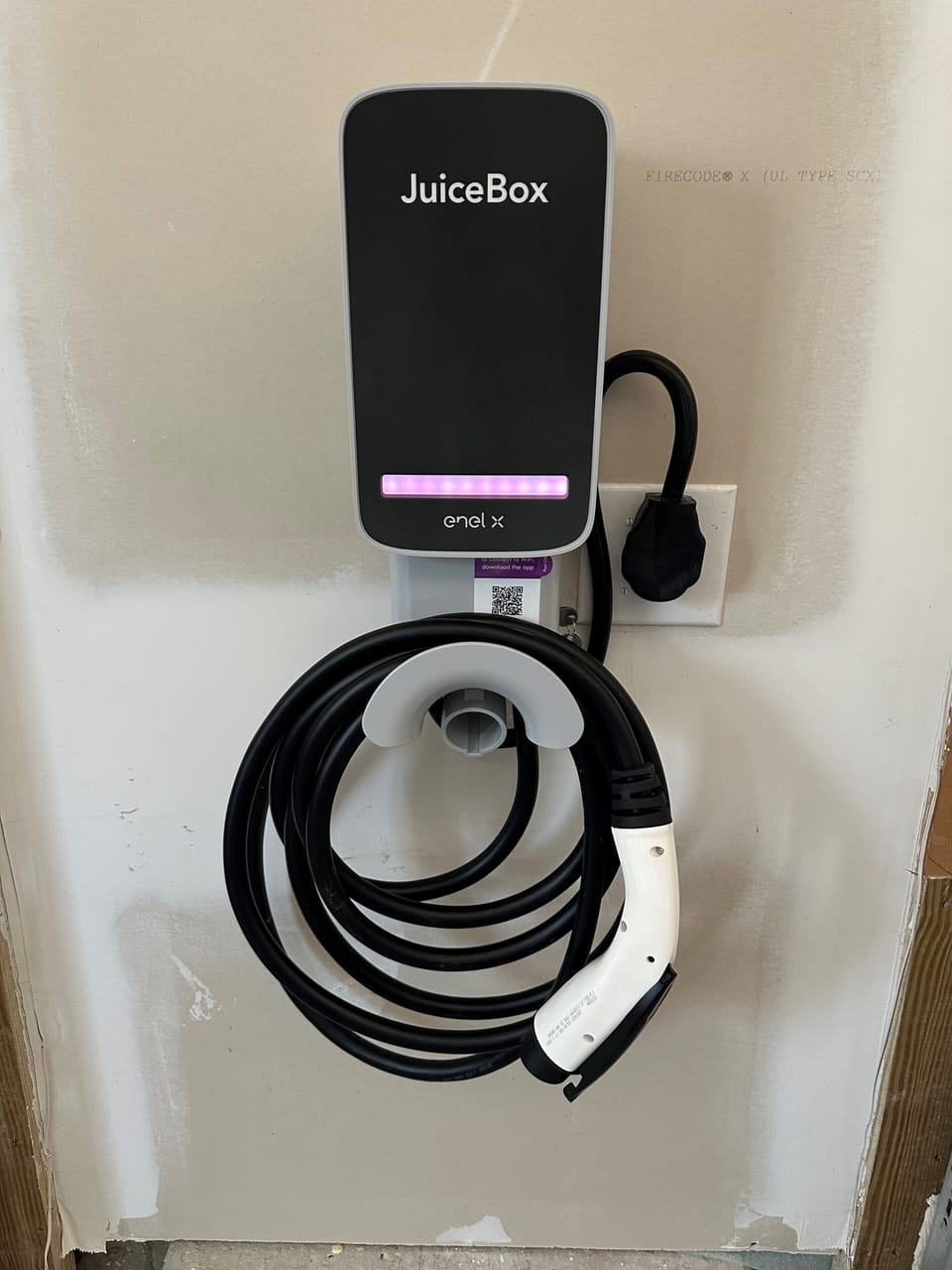 Level 2 EV charger in the garage!