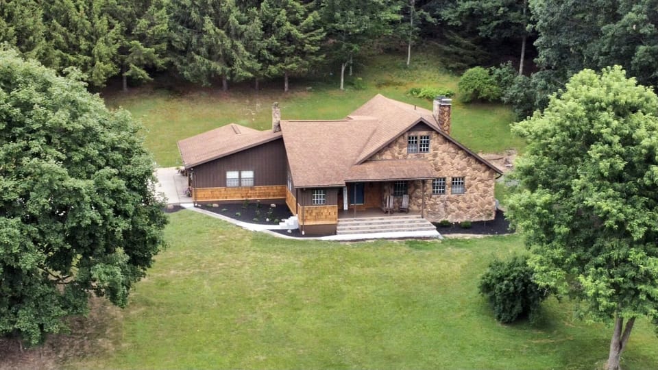 Drone view from overhead