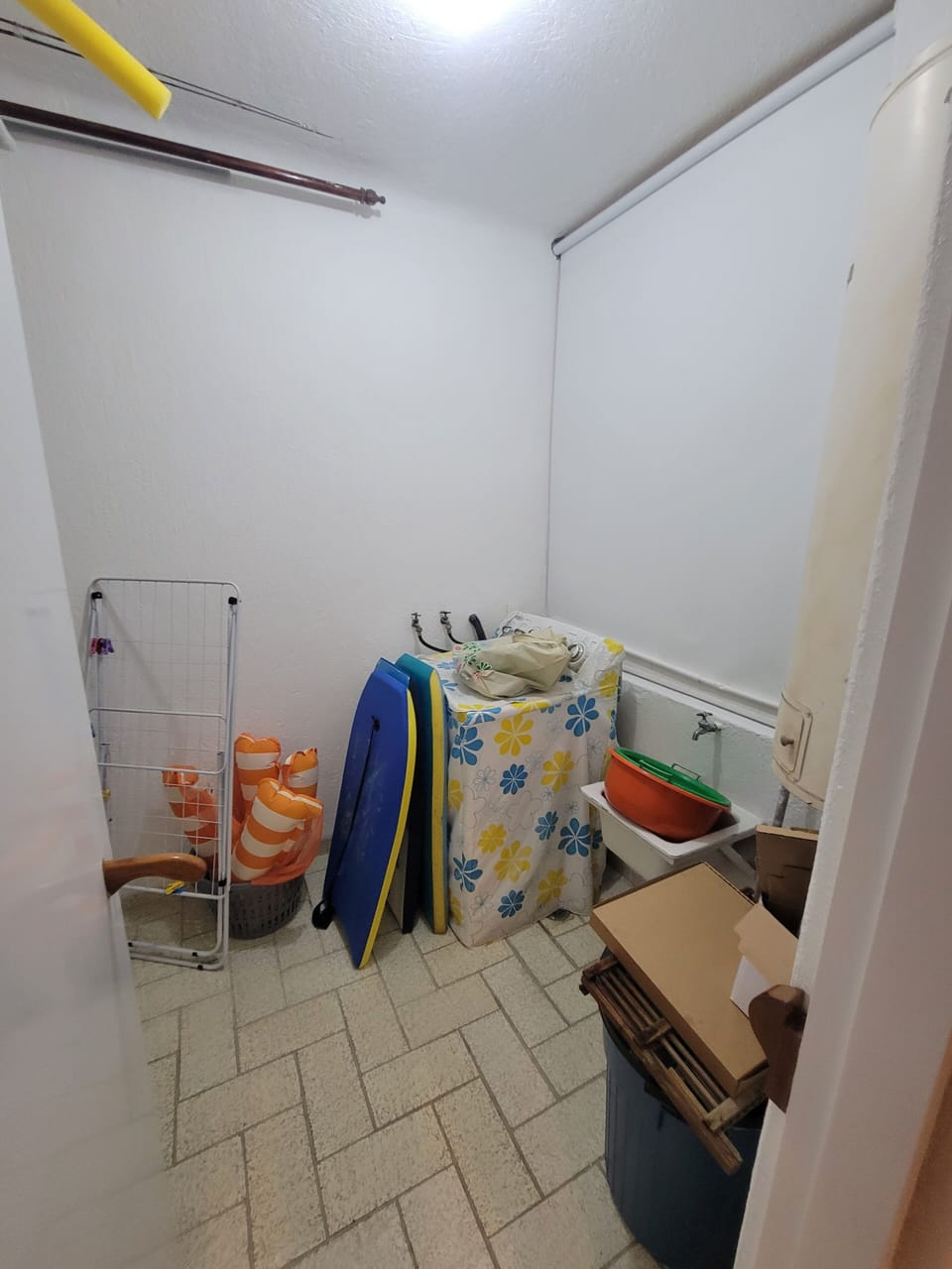 pantry - also has wash machine, water heater and electrical panel