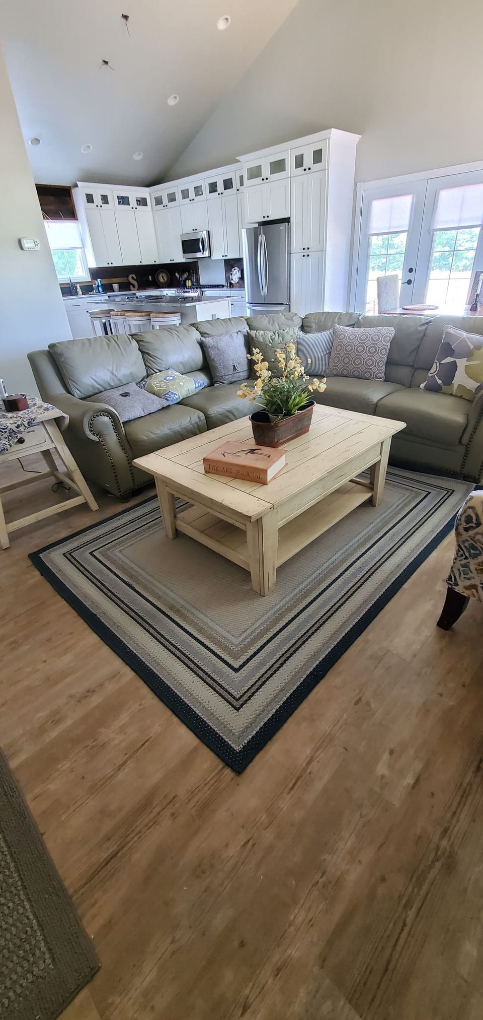 Great room looking into kitchen