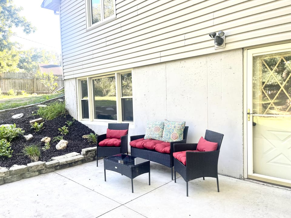 Backyard patio