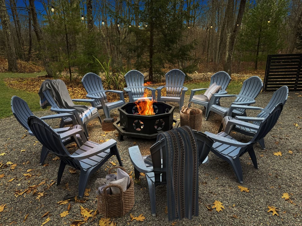 Perfect for evening hangouts — firewood available onsite for a small fee