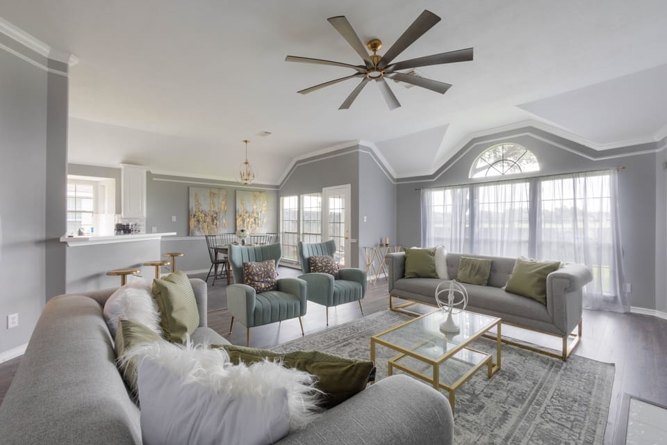 Experience ultimate relaxation in our cozy living room sanctuary.